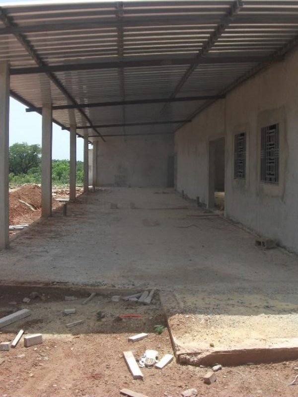 Hangar pour la réception des mangues