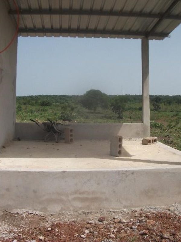 Plateforme en béton